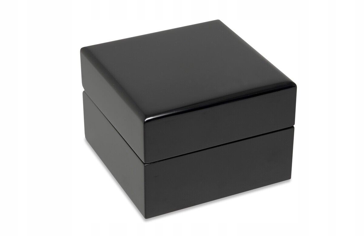 Piękne pudełko na 1 zegarek lakier fortepianowy