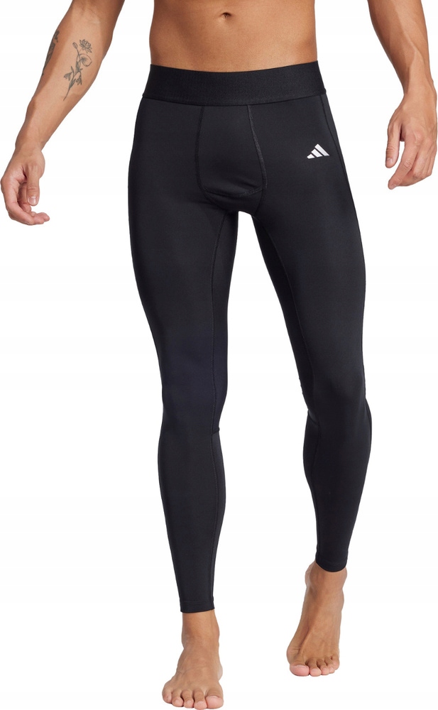Pánské Legíny Adidas Techfit Long Tight Černé JN7352 velikost M