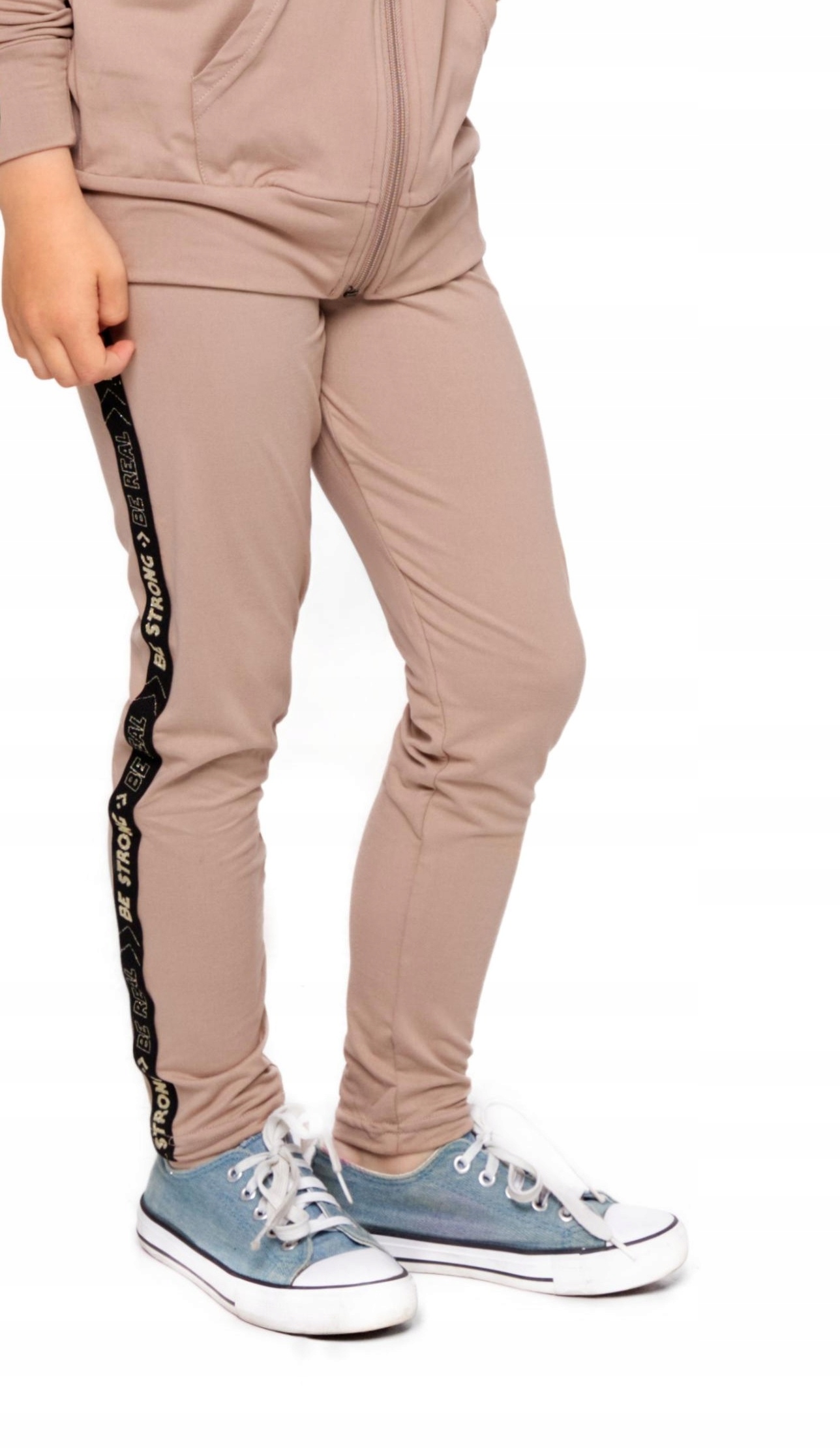 

Legginsy Getry z Lampasem Dziewczęce 158/164 Moraj