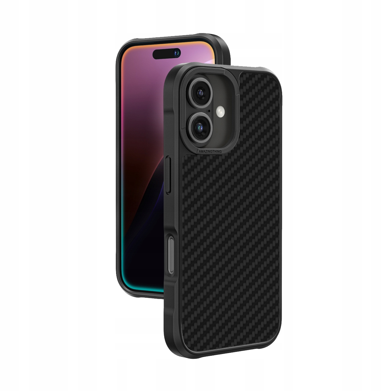 Pouzdro pro iPhone 16 Case Amazing Thing Titan Max Pancéřová Aramidová Vlákna 1500D