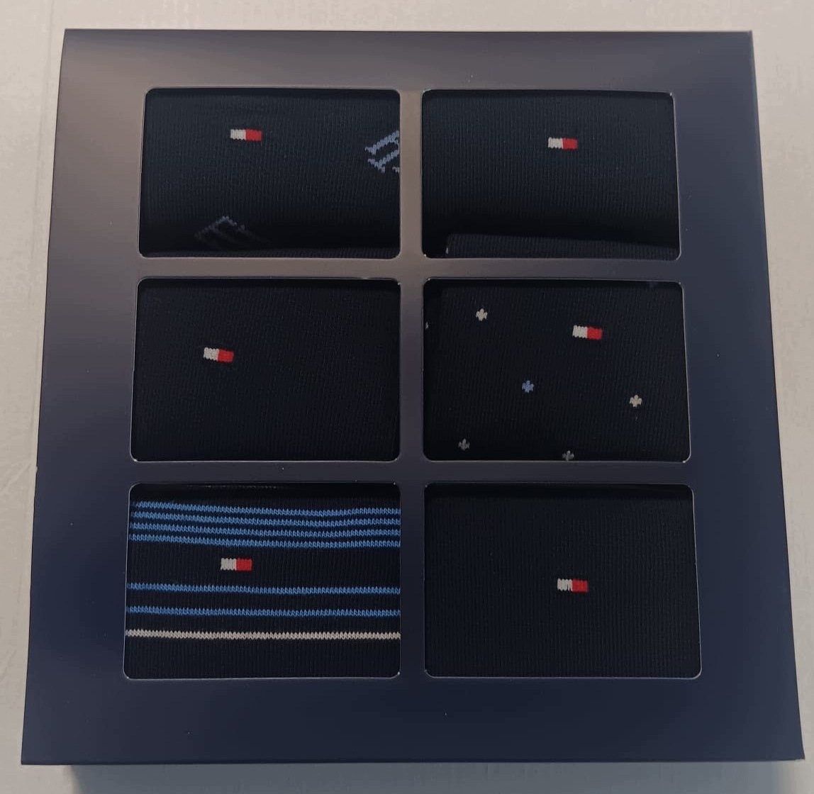 Ponožky Tommy Hilfiger Sada 6 balení Ponožky Vysoké Giftbox vel. 39-42