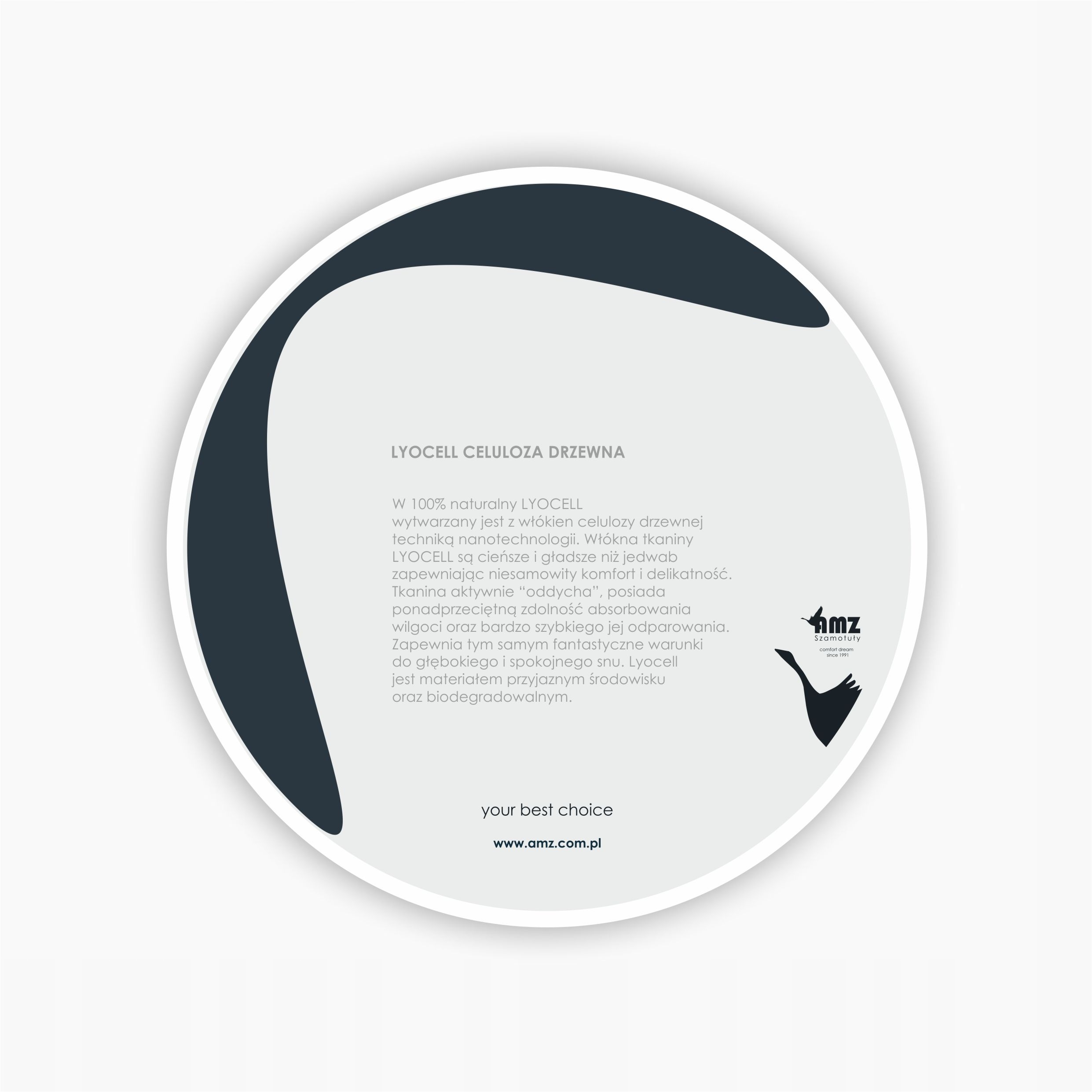 Kołdra letnia Lyocell 200 x 200 cm AMZ (Polska) Długość 200 cm