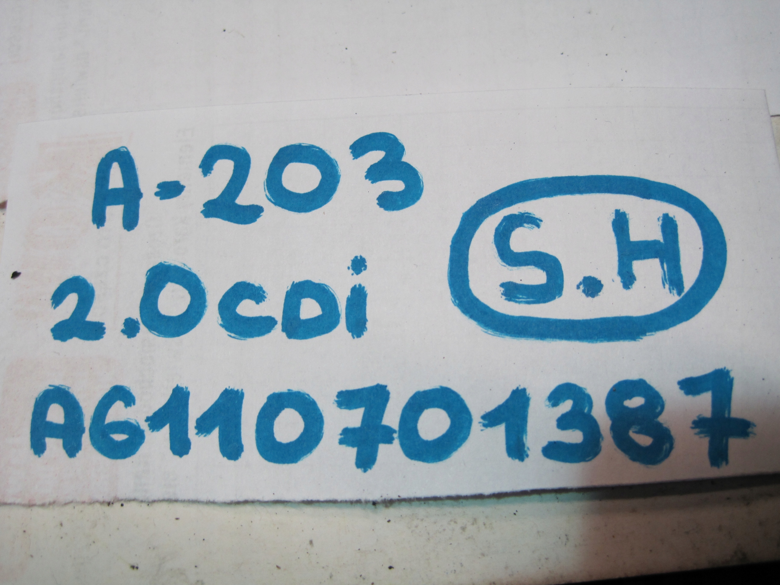 injector nozzle nozzles MERCEDES 2,0CDI A6110701387