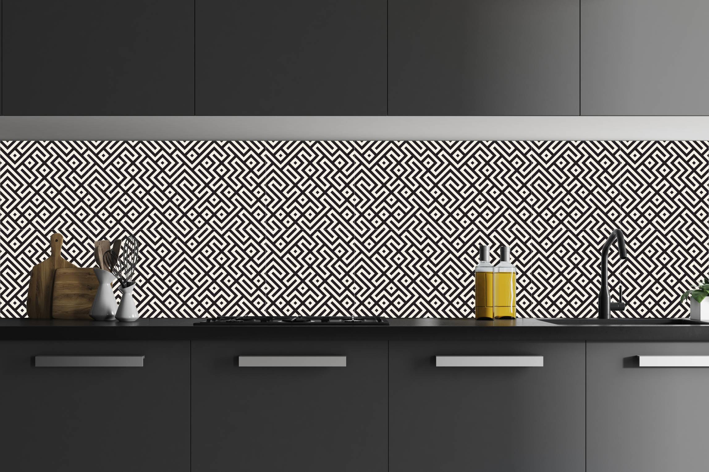 Kafelki PCV samoprzylepne 20cm Geometryczne linie Kod producenta panel winylowy