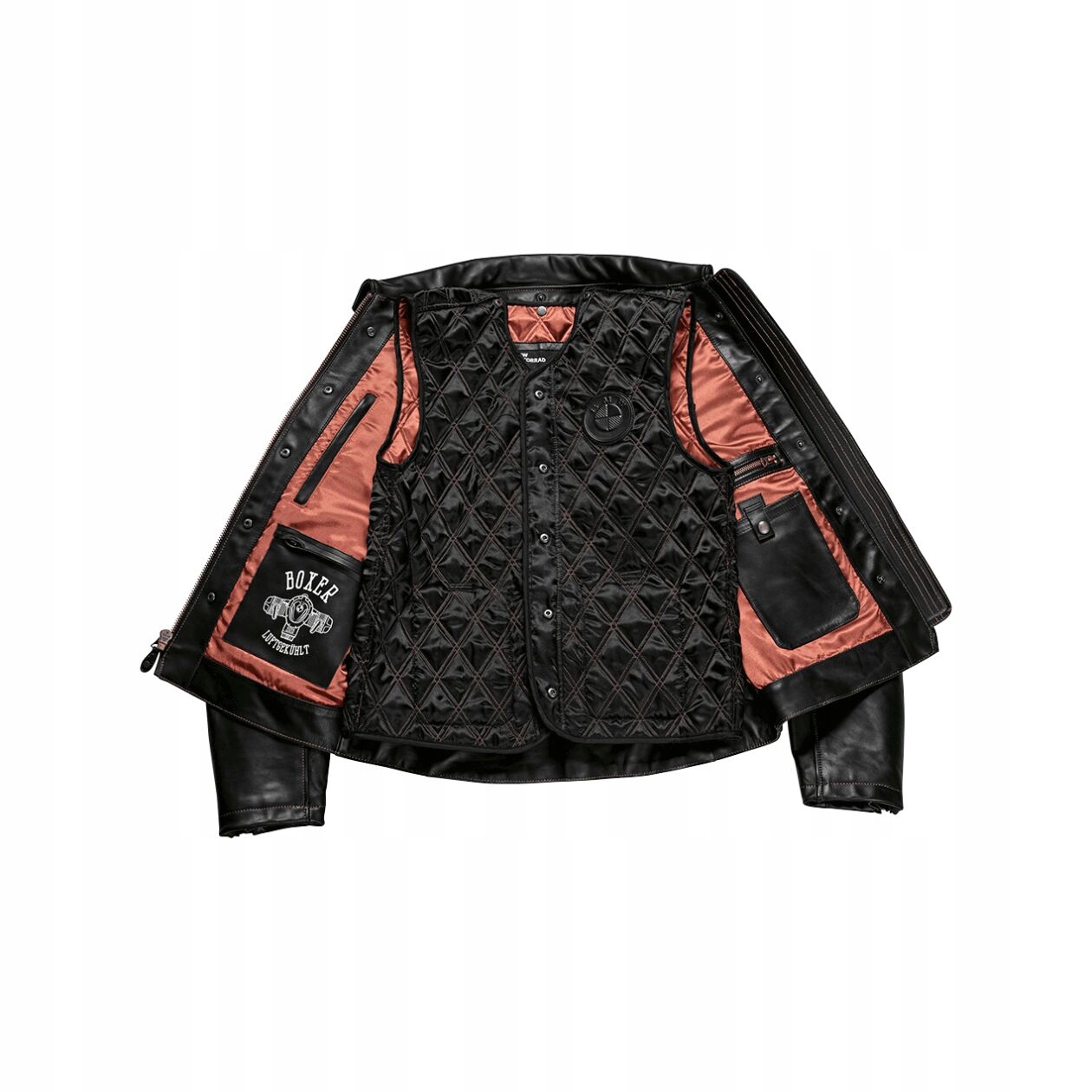 KURTKA MOTOCYKLOWA SKÓRZANA BMW PUREBOXER M Producent inny