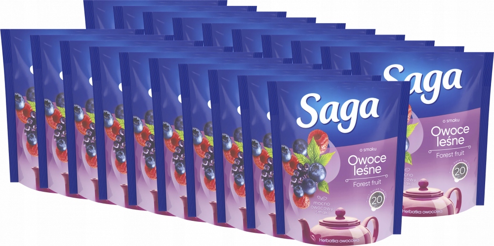 Herbata owocowa Saga Owoce Leśne 20 torebek x 20 Opakowań