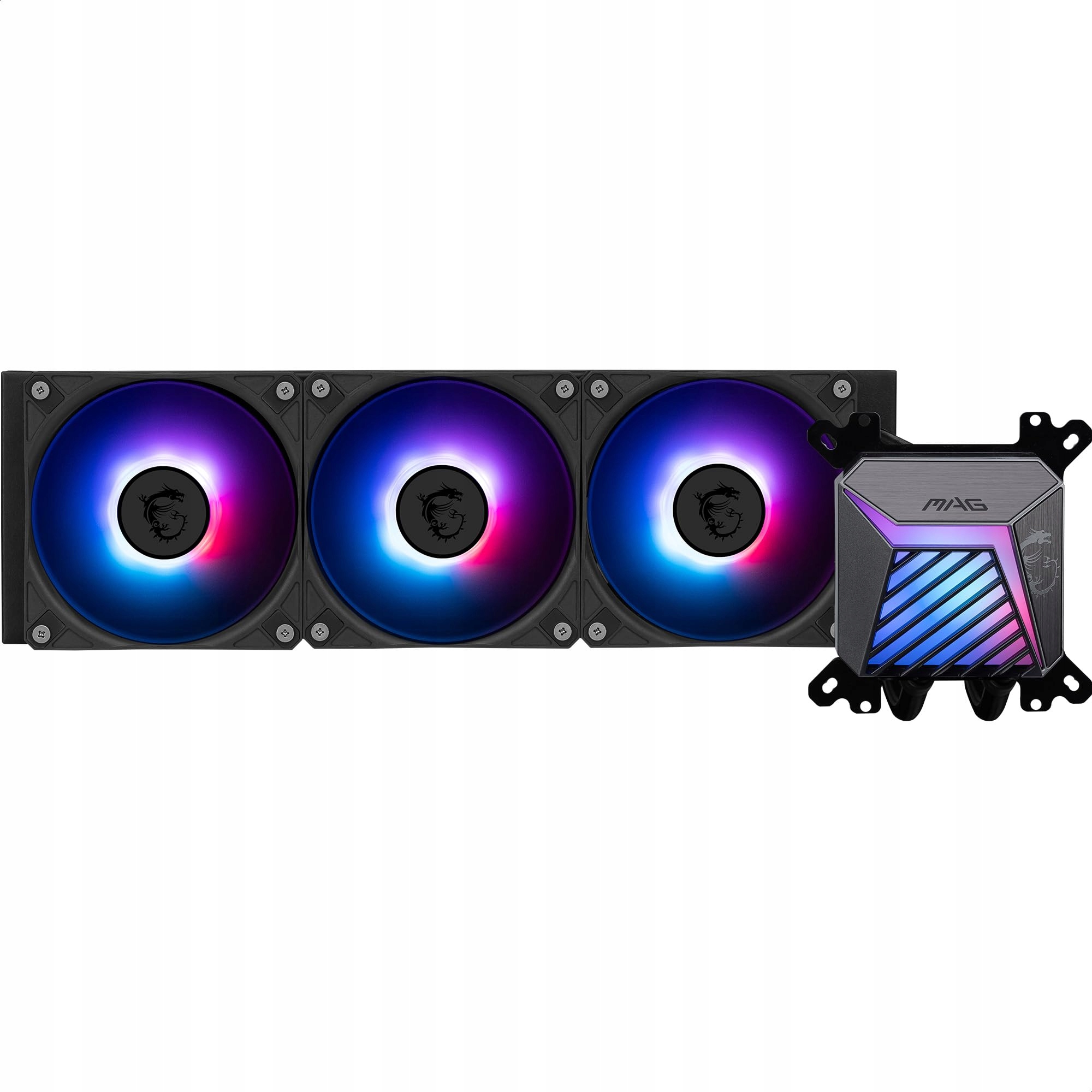 Aio vodné chladenie procesora Msi Mag CoreLiquid A15 360 Argb Intel Amd