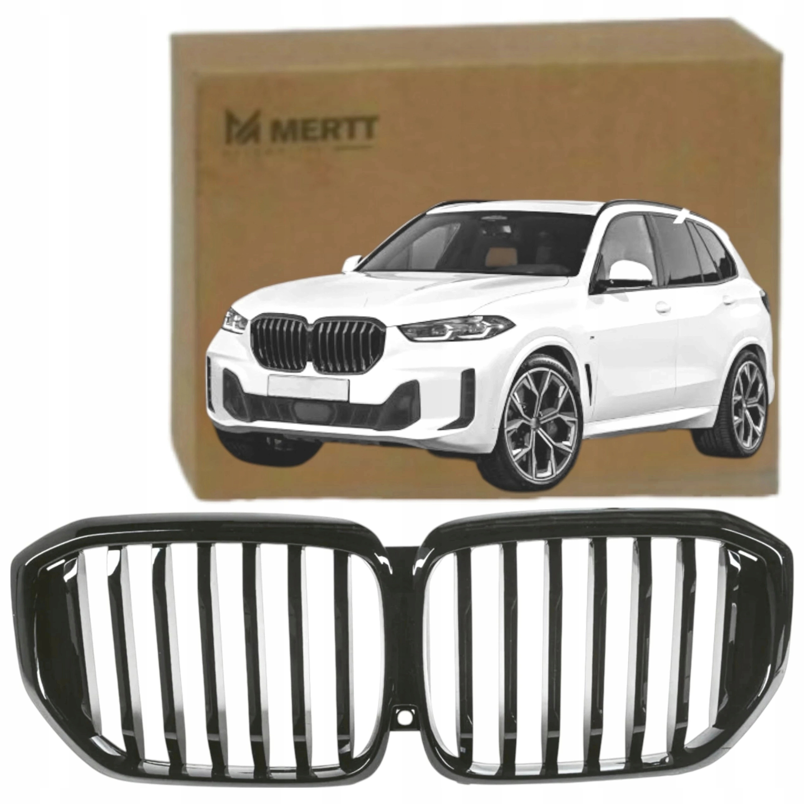 Bmw X5 G05 LCI 2023+ Polift Atrapa Chladiče Ledviny Přední Gril Lesklý