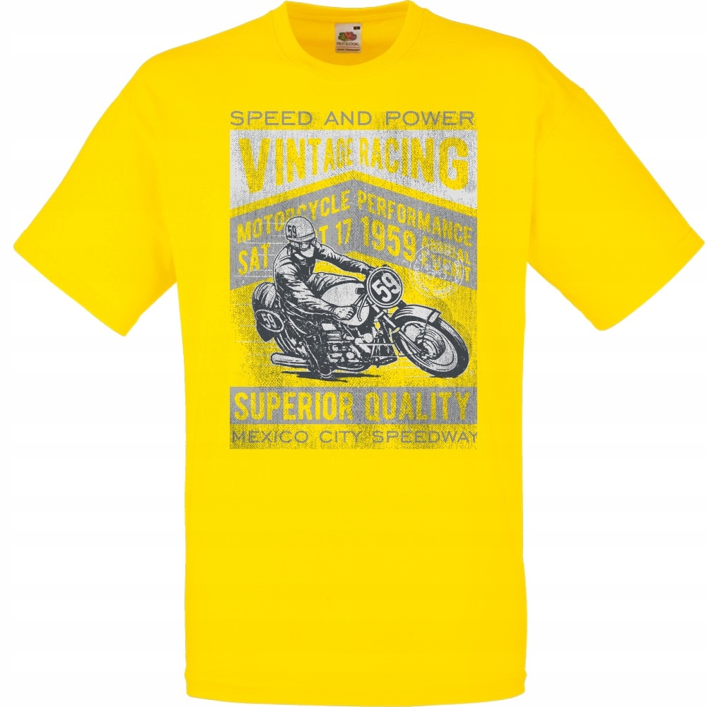 

Koszulka motocykl motocyklista vintage racing L