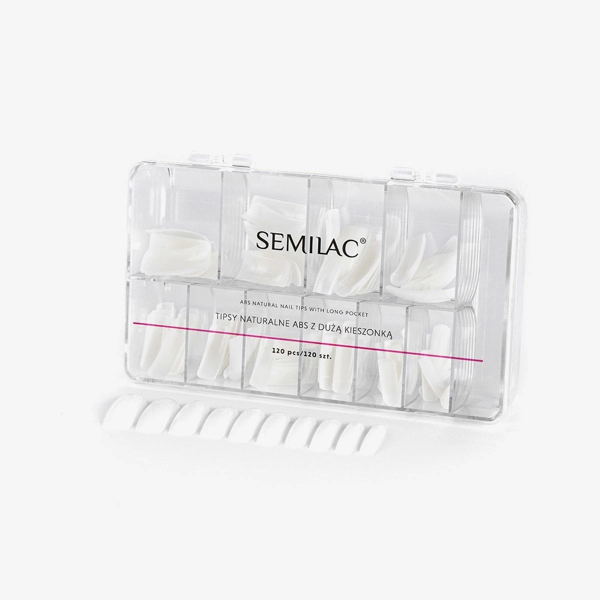 

Semilac Tipsy Mleczne Zestaw 120 szt.