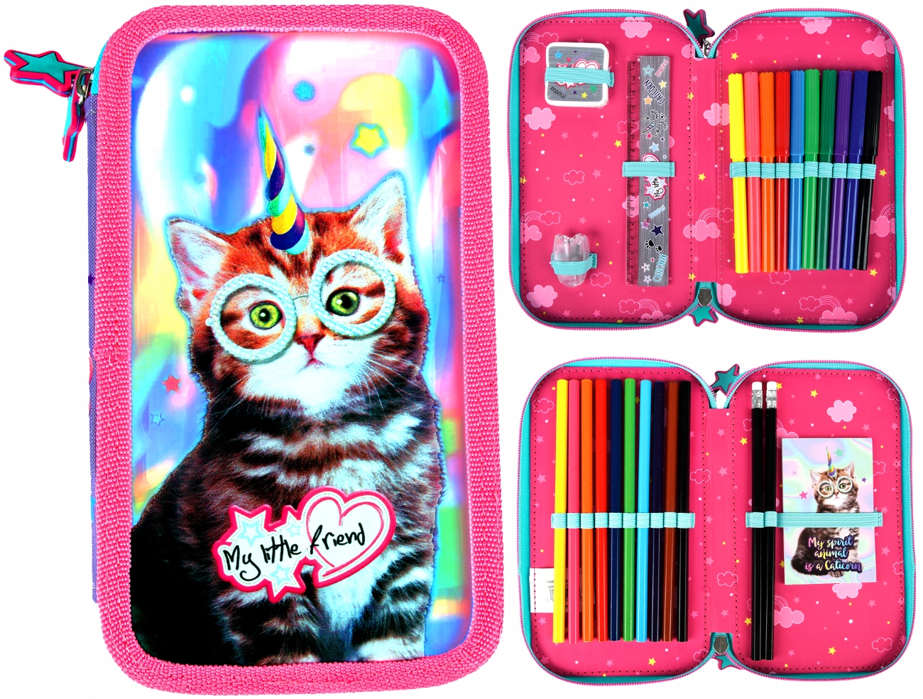 PIÓRNIK PODWÓJNY WYPOSAŻENIEM MLF KOT KOTEK 628320