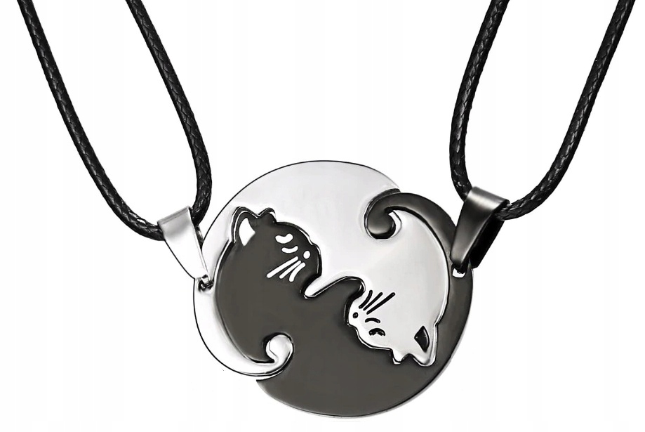 NASZYJNIK PRZYJAŹNI KOTY Yin Yang BFF B418 EAN (GTIN) 8411088798178