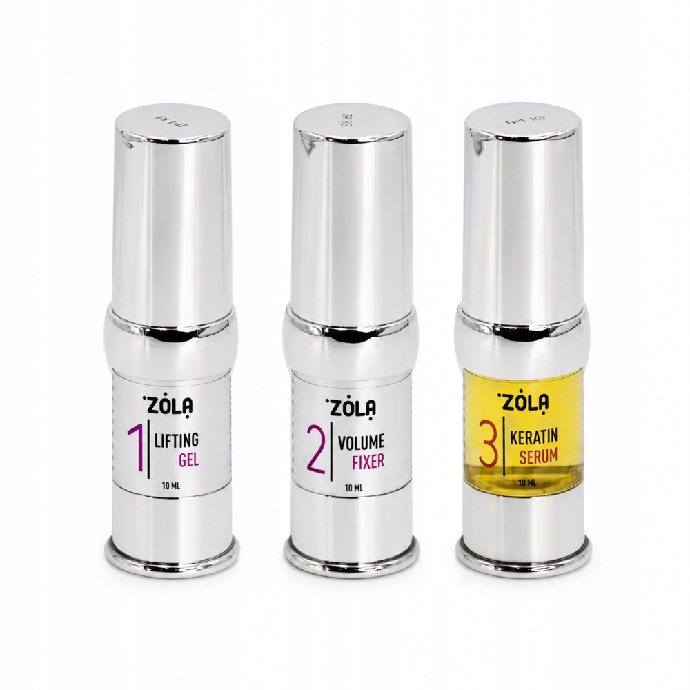 Sada pro laminování Zola Brow&Lash Lamination System, č. 1,2,3 po 10 ml
