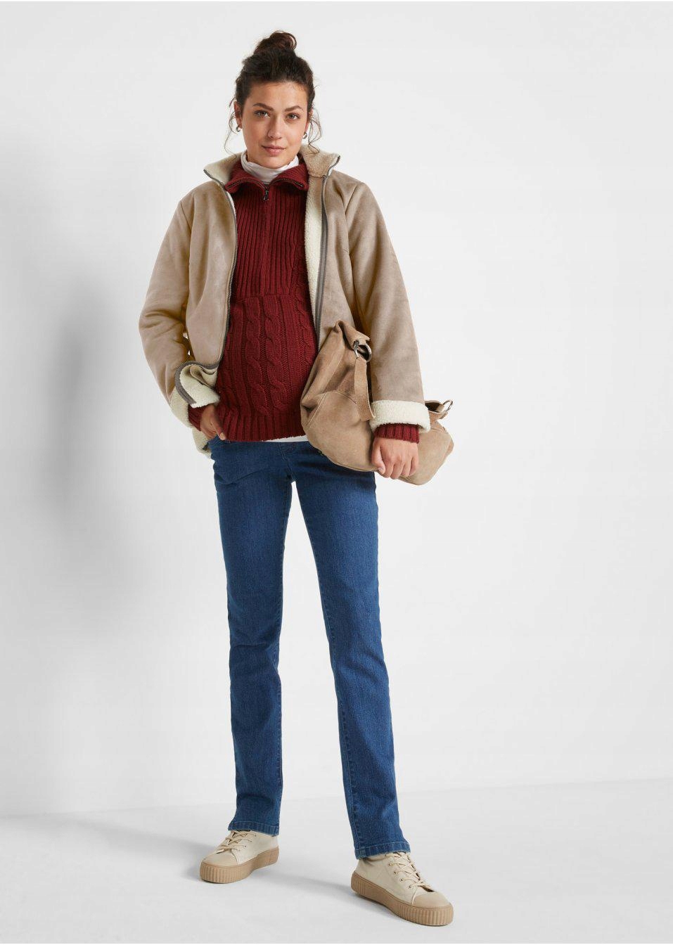 SPODNIE CIĄŻOWE BONPRIX 40 Fason proste