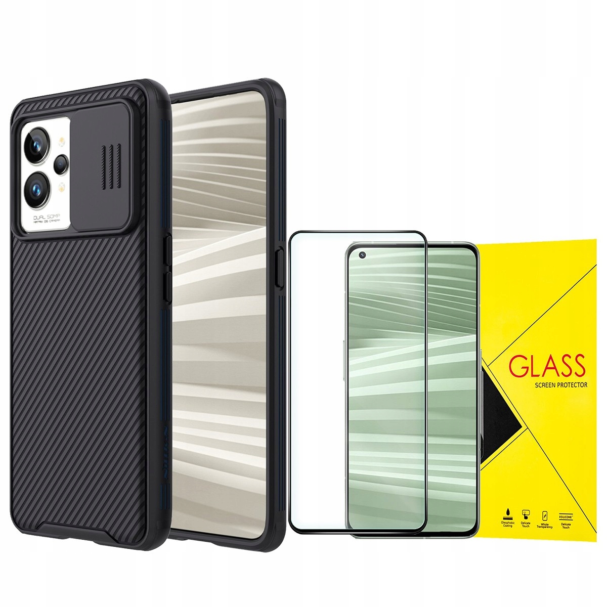 

Etui Do Realme GT2 Pro, Nillkin, Obudowa Szkło
