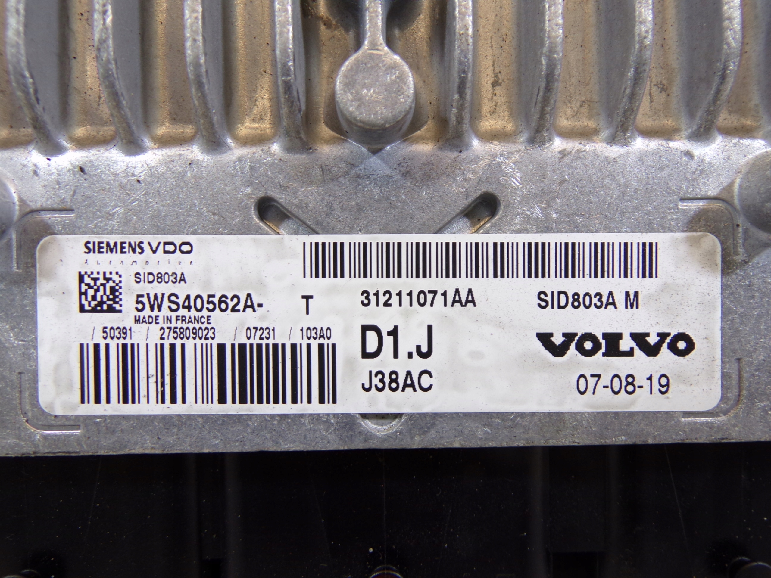 Montaggio STARTOWY VOLVO V50 2.0d 5WS40562A incompleto CZYTAJ OPIS e NUMERY