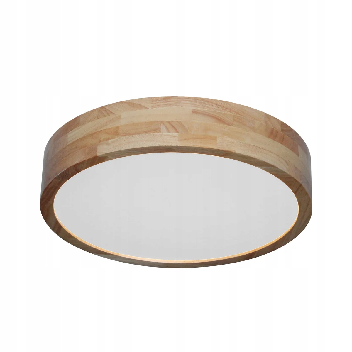 Lampa Italux Norton Ø40 cm Led 24 W, drevená, nastaviteľná farba svetla