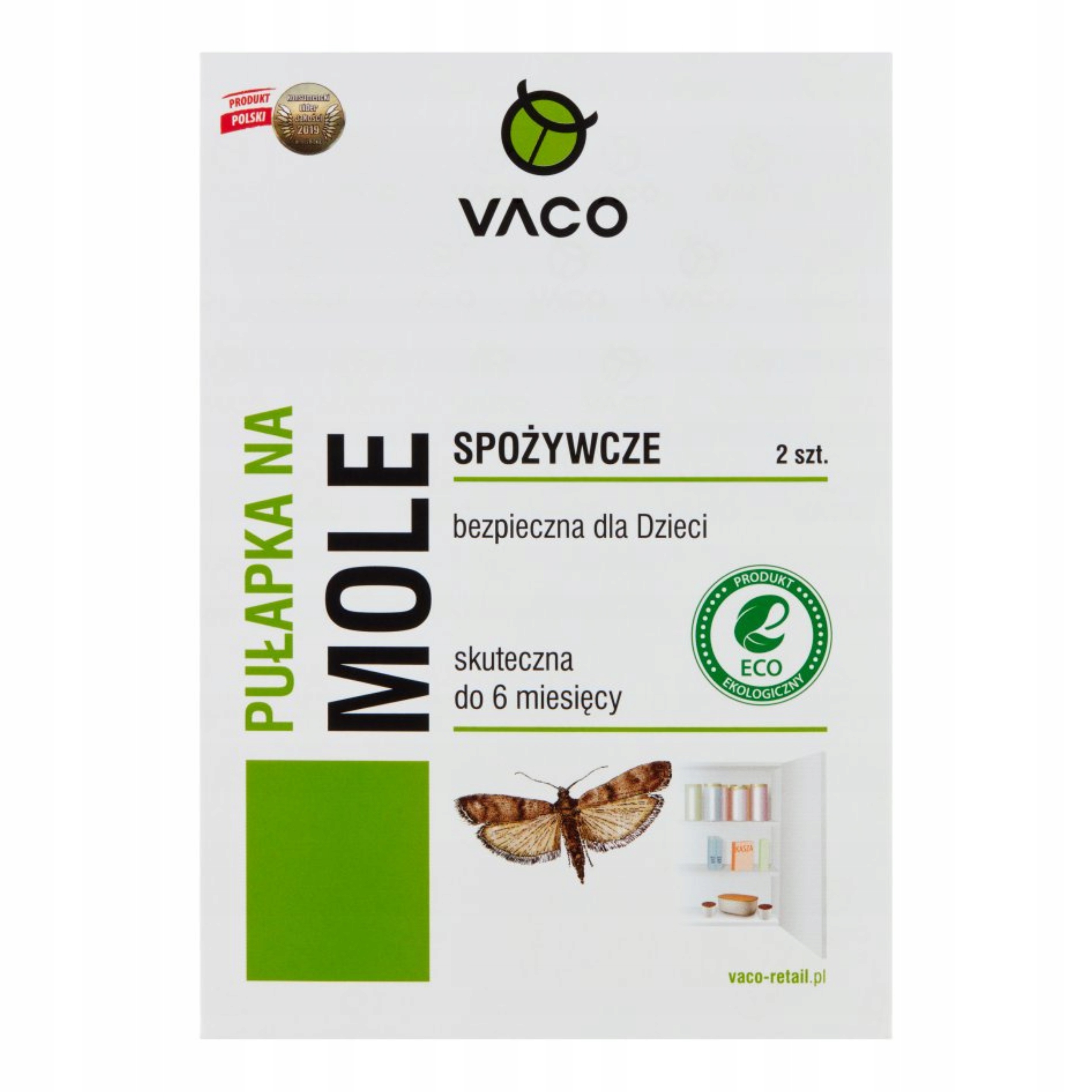 

Vaco Bezwonna Pułapka Na Mole Spożywcze 2 Sztuki