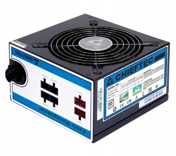 Zasilacz do komputera Chieftec CTG-750C 750W 85+ 120mm Biało-Czarny
