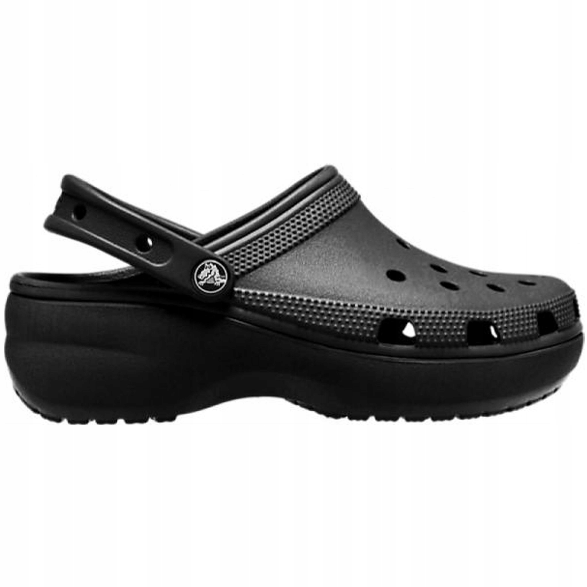 Crocs dámské nazouváky Classic Platform Clog velikost 37,5 w7 Black