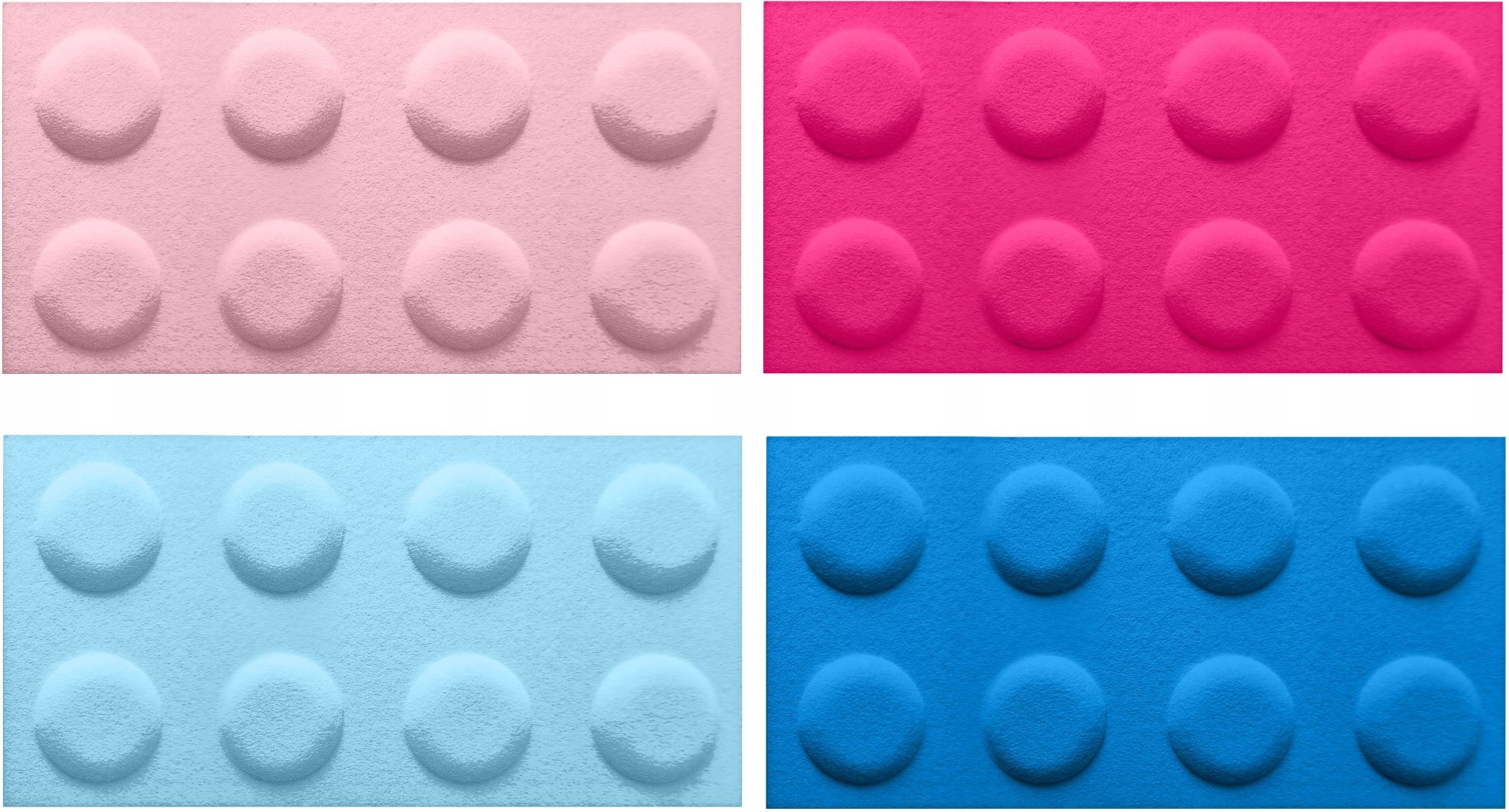 PANELE ŚCIENNE MIĘKIKE KLOCKI FILCOWE 60X30 SOFT Producent Modullo