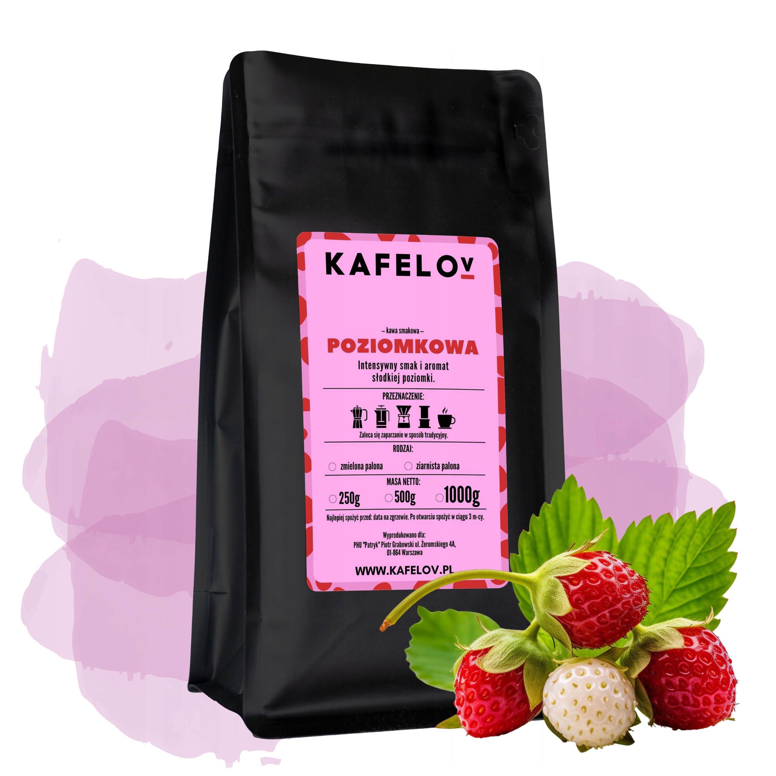 Levně Káva Kafelov příchuť Lehká 1000 g zrnková