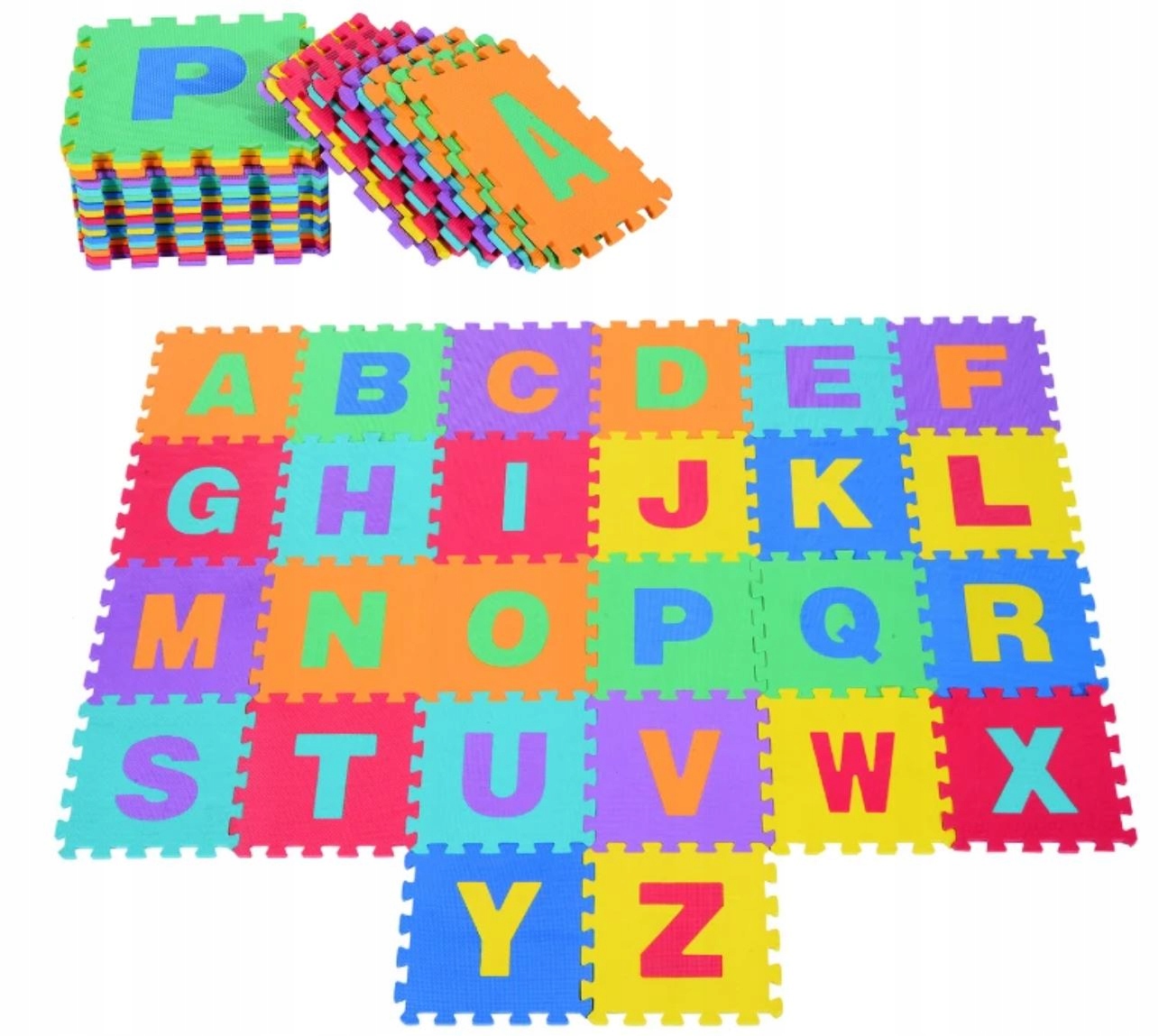 

Mata Piankowa Puzzle Litery Duże 26 sztuk 30x30cm