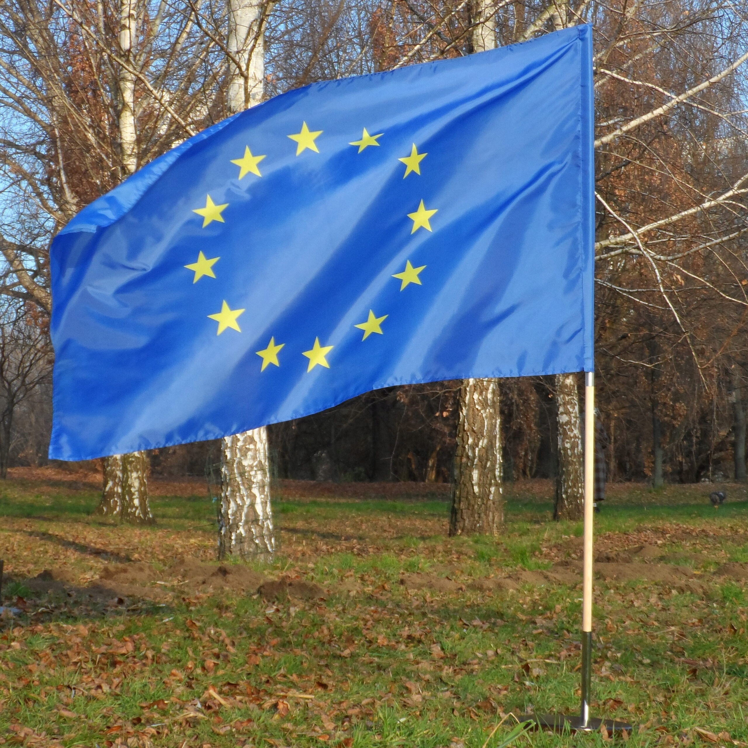 Flaga Unii UE 90 x 150 cm na Maszt (2) - 42 Stan opakowania oryginalne