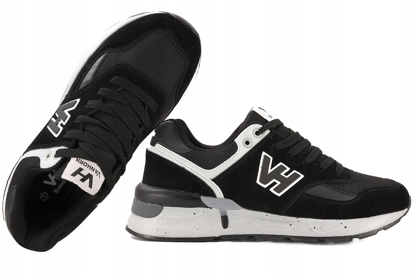 Vanhorn 25-27302BK Pánské Sportovní Tenisky černé 40 Černá
