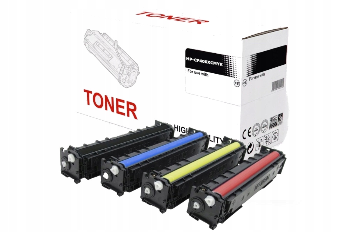 

4 x Toner do Hp Color Laser Jet Pro M252n M277dw