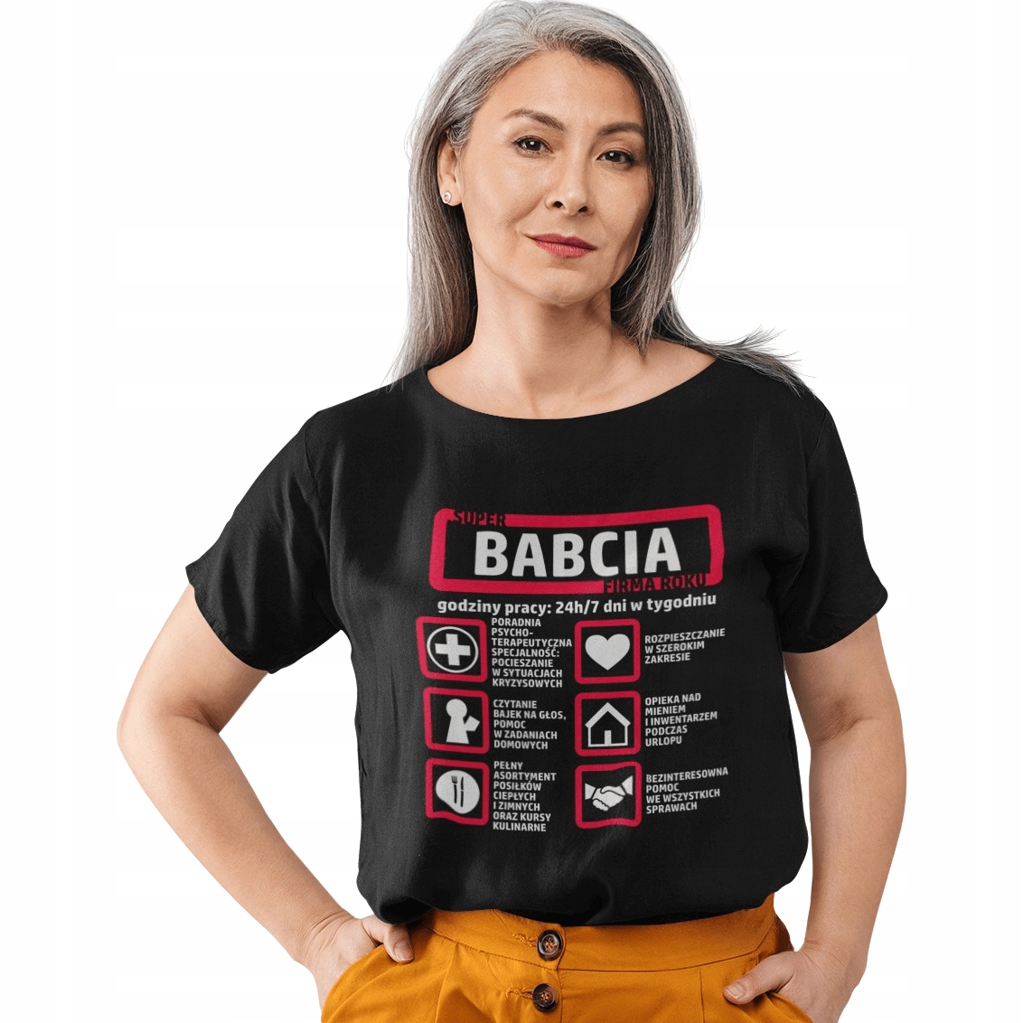 

T-shirt Koszulka Damska Na Dzień Dla Babci