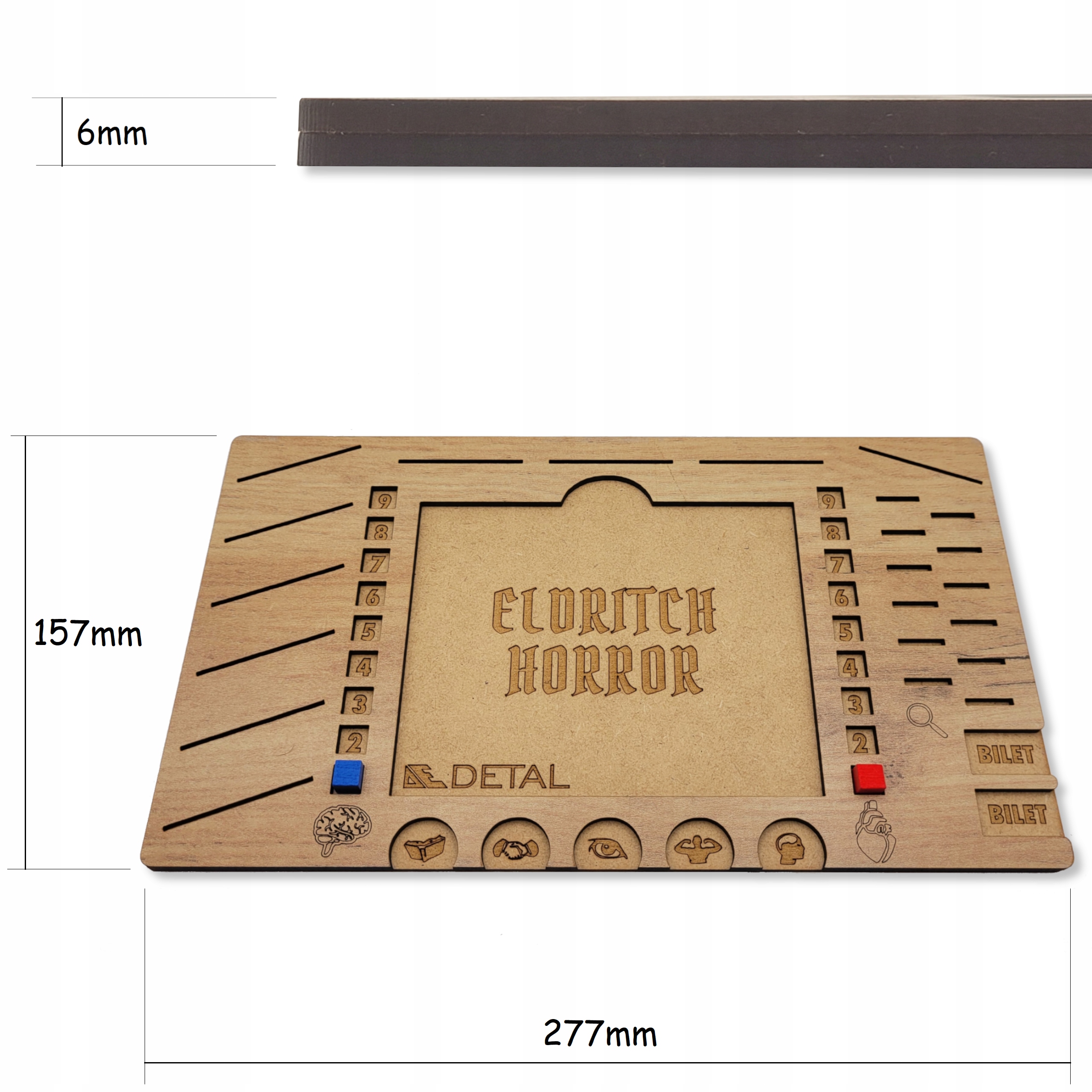 Eldritch Horror: Plansza Gracza Wiek gracza 12-14 lat 15-18 lat 18+