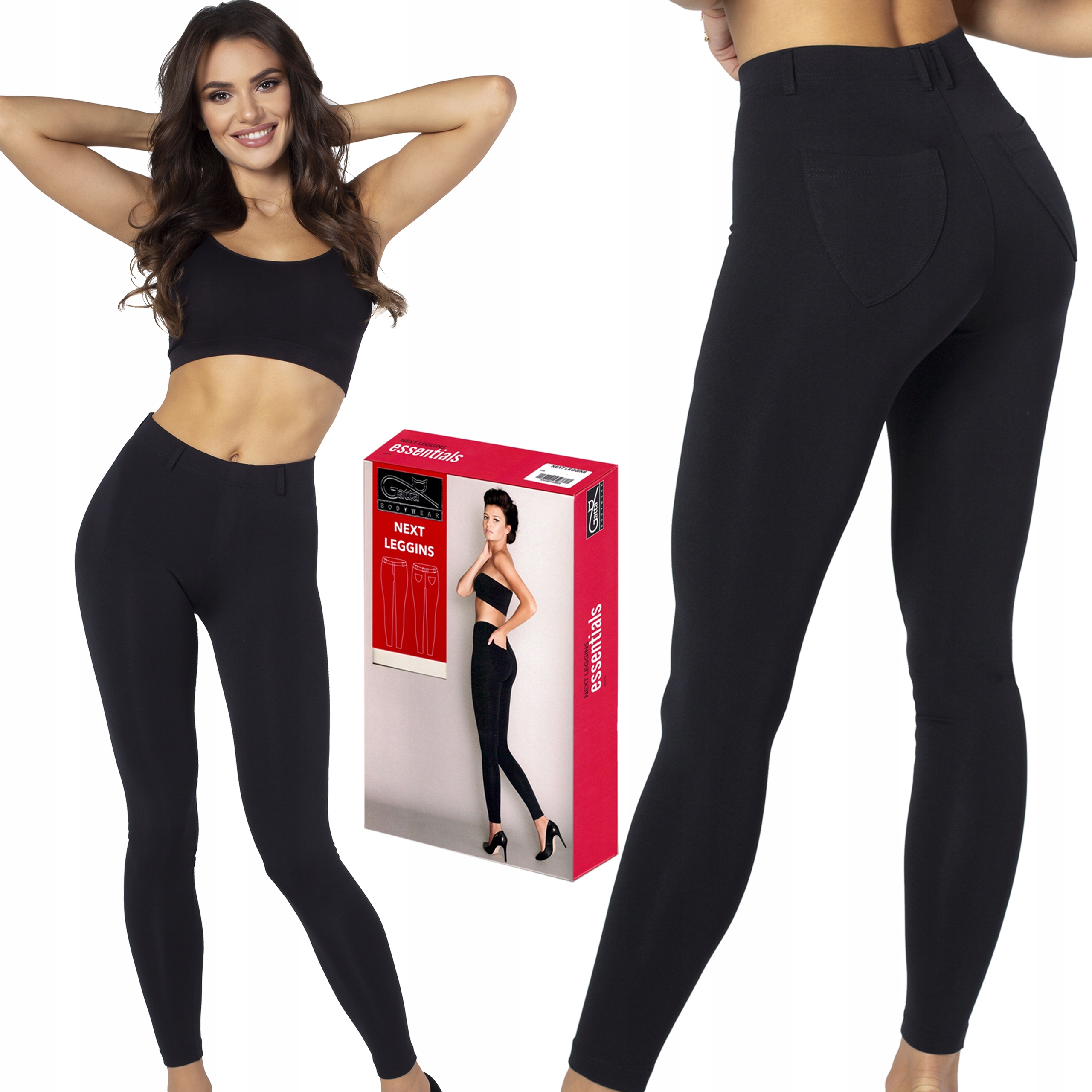 

Gatta spodnie damskie Next Legginsy, czarne, M