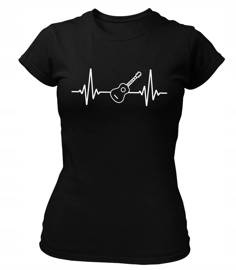 

Koszulka damska T-shirt z nadrukiem Gitara S