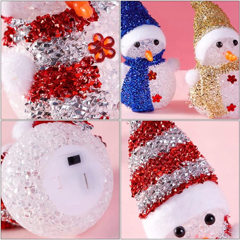 BAŁWANEK LEDOWY BAŁWAN LED Z CZAPECZKĄ I SZALIKIEM Marka inna