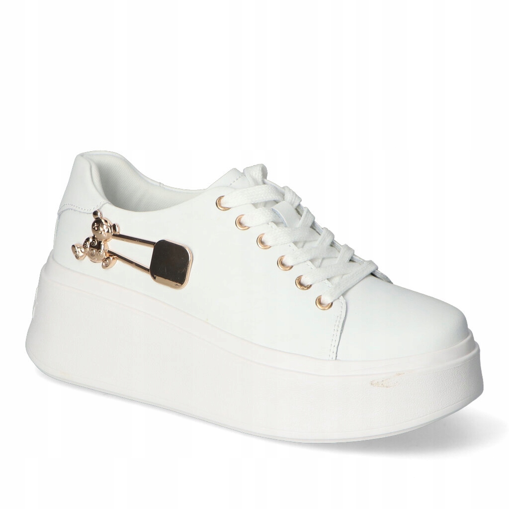 Dámské tenisky Filippo Bílé Lico Kožené s ozdobou 40