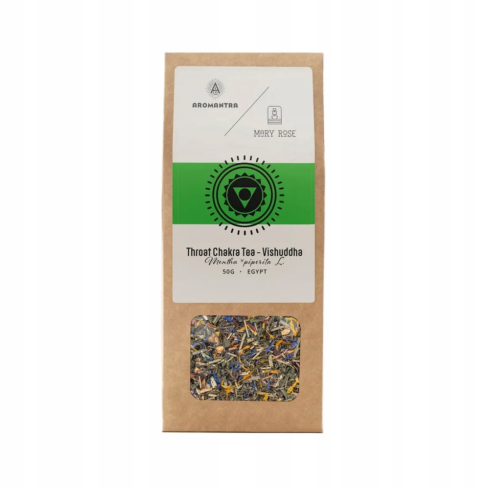 Aromantra x Mary Rose – Čaj na čakru Hrdla Višuddha (bylinný) 50 g
