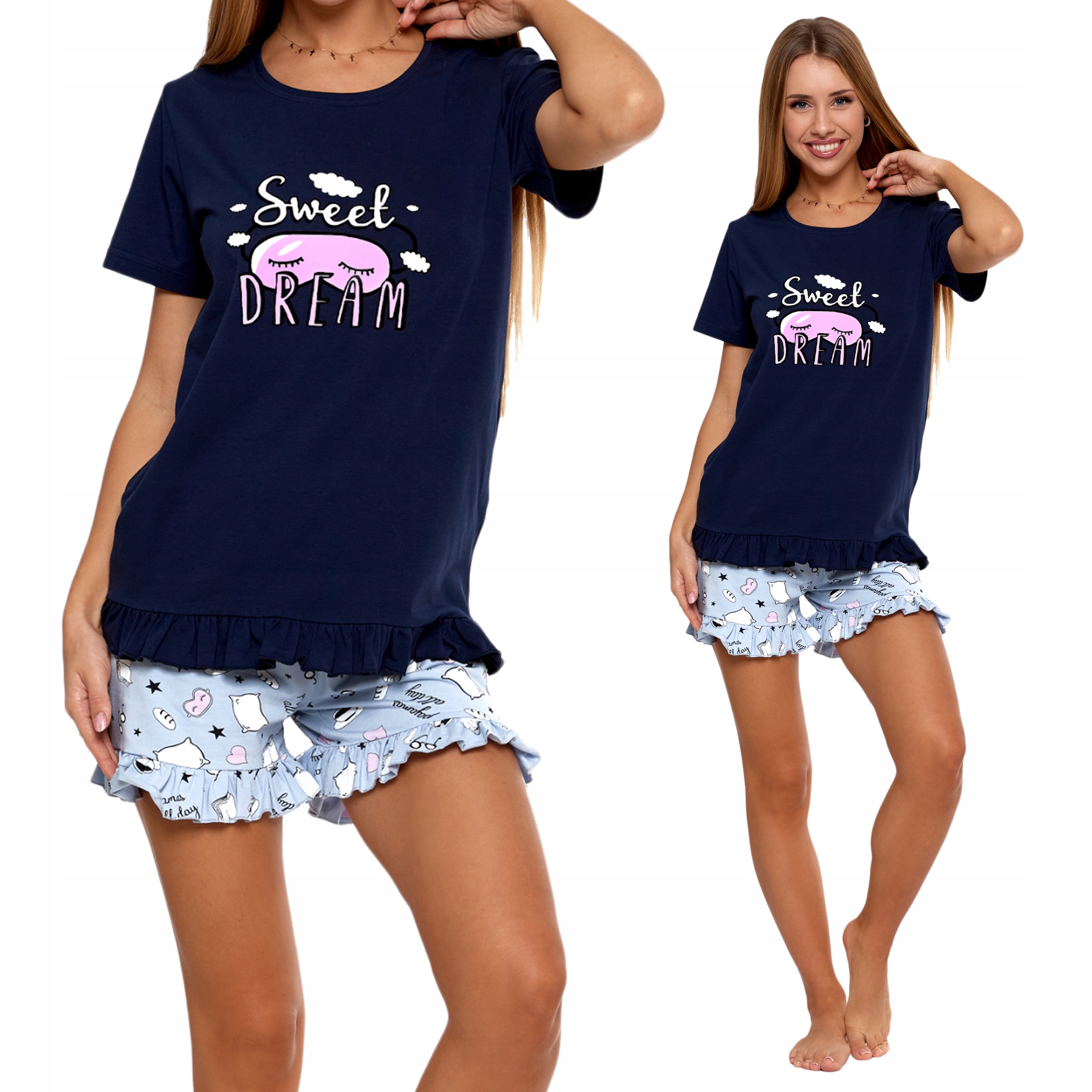 

Moraj Krótka Piżama Damska Bawełniana 4000-002 L