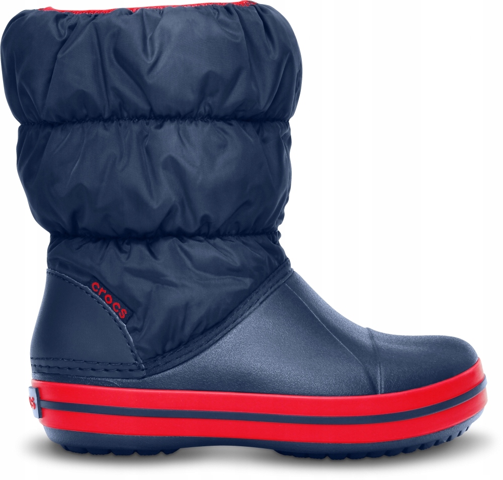 Śniegowce dziecięce Crocs Winter Puff Kids navy/red 23-24 EU