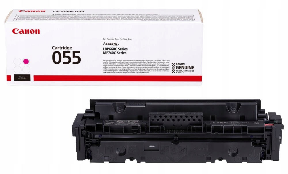 Canon originálny toner 055M (purpurový, 2100str.) pre Canon MF742Cdw, MF744