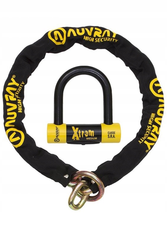 sada reťazí s visiacim zámkom Xtrem Medium dĺžka 120 cm, priemer 13,5 mm