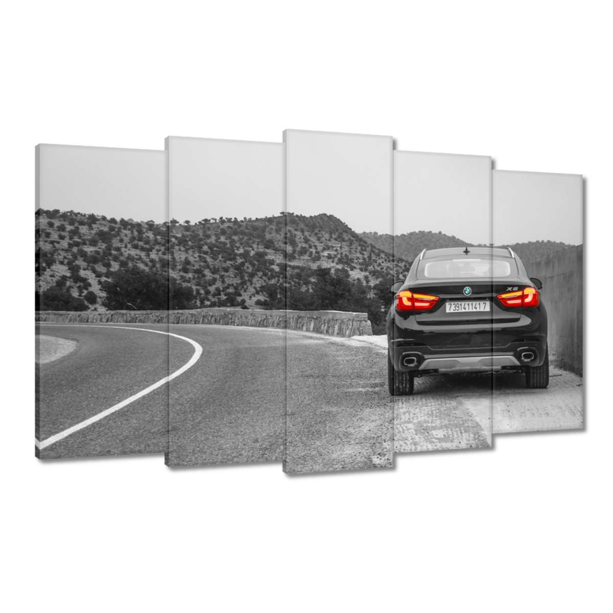 Obrazy 100x60 Bmw černé X6