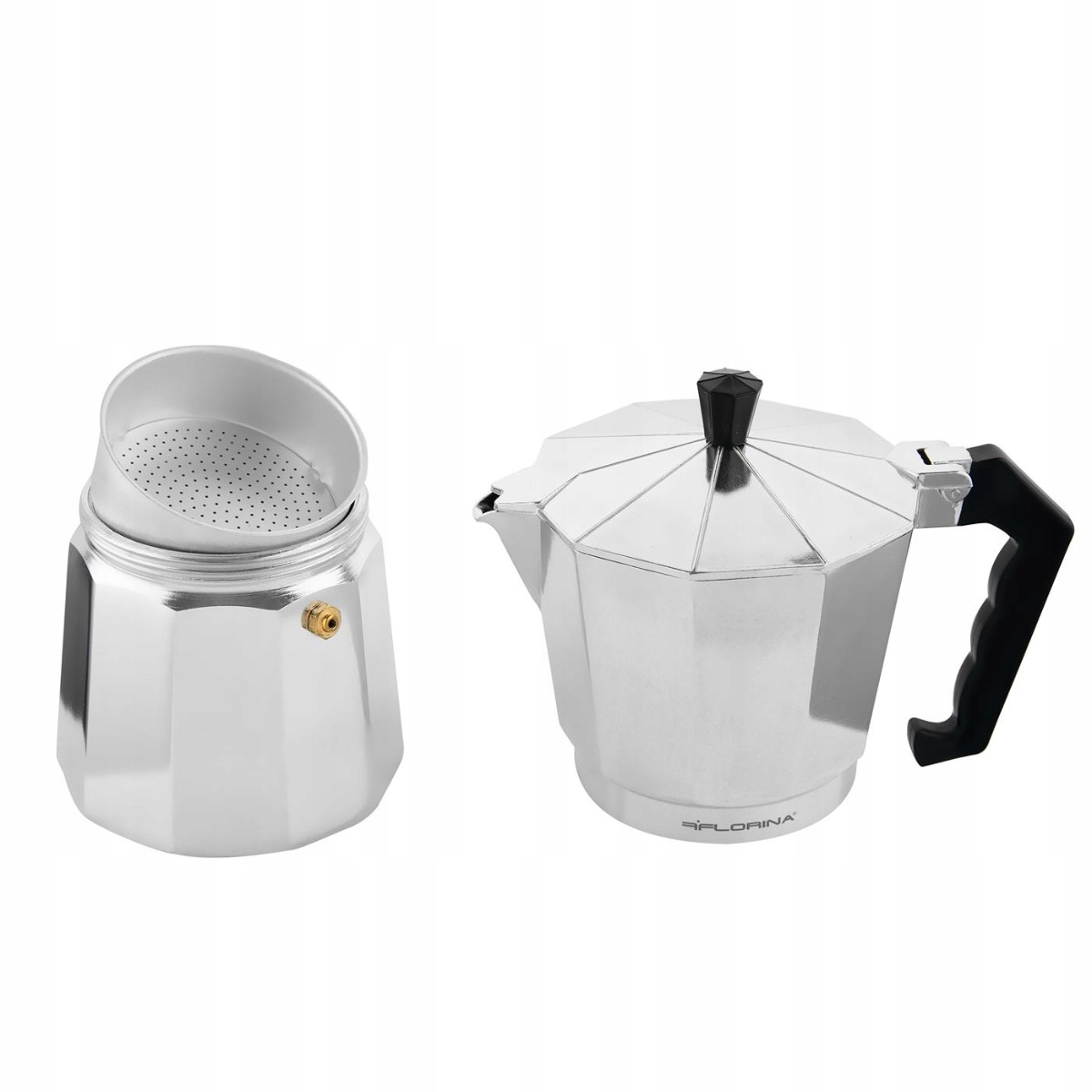 GRANDE alumínium eszpresszó kávéfőző 8 csésze Anyag alumínium