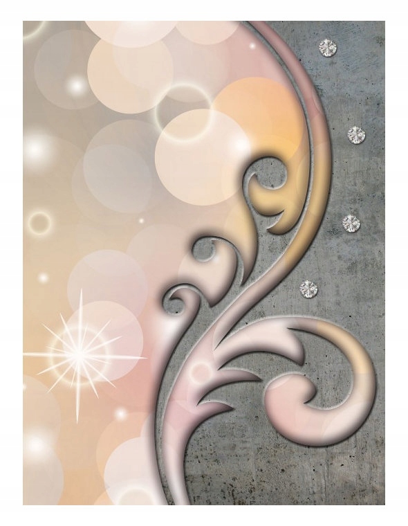 Tapeta Hvězdy Bokeh Ornament Ažurové Zmatky 206x275 tvary lepidlo