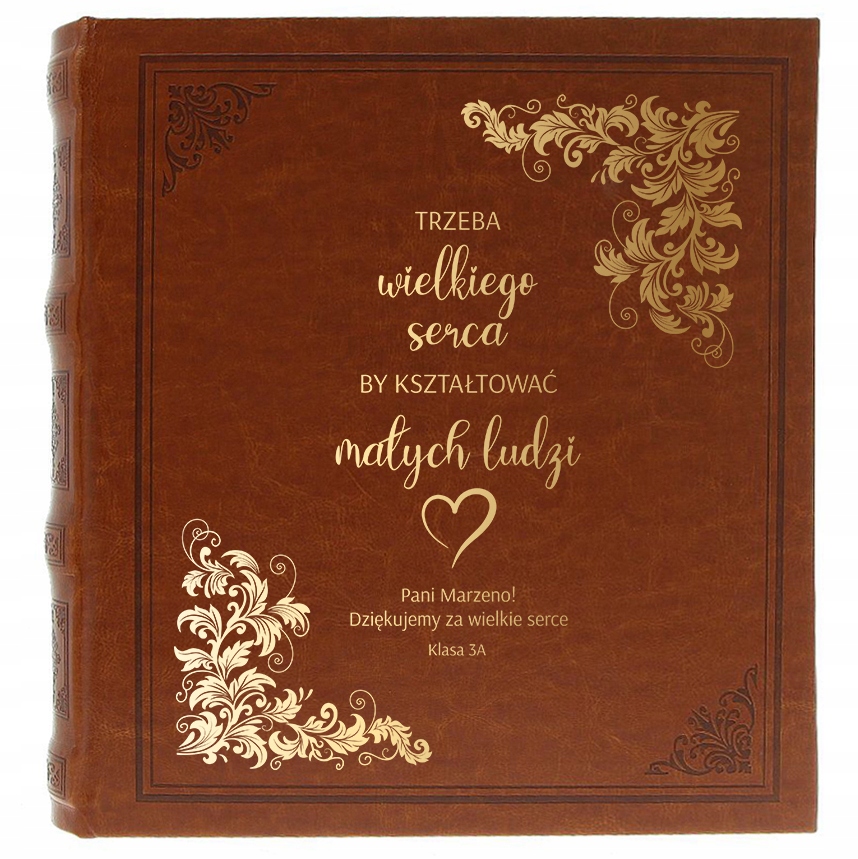 Duży Album na zdjęcia wklejane 30 kart dla Nauczyciela