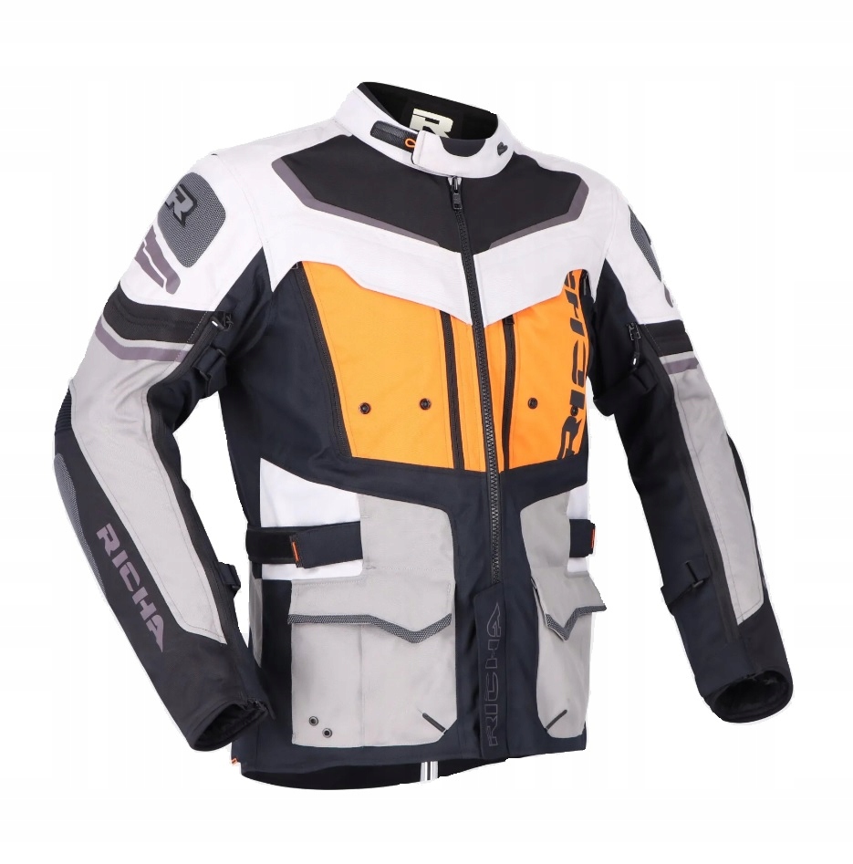 RICHA kurtka INFINITY 2 ADVENTURE Grey/Orange L