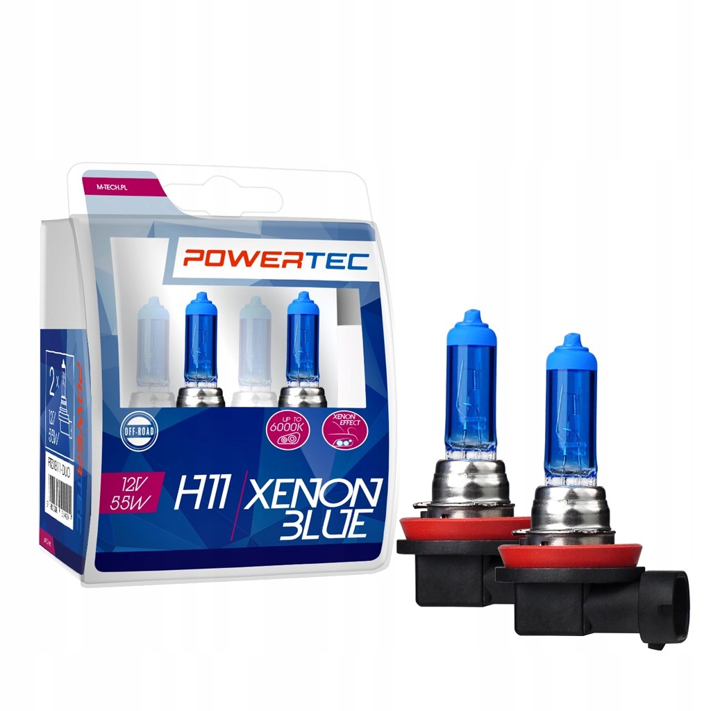 

Żarówki Xenon Blue Look H11 12V 55W 6000K Powertec
