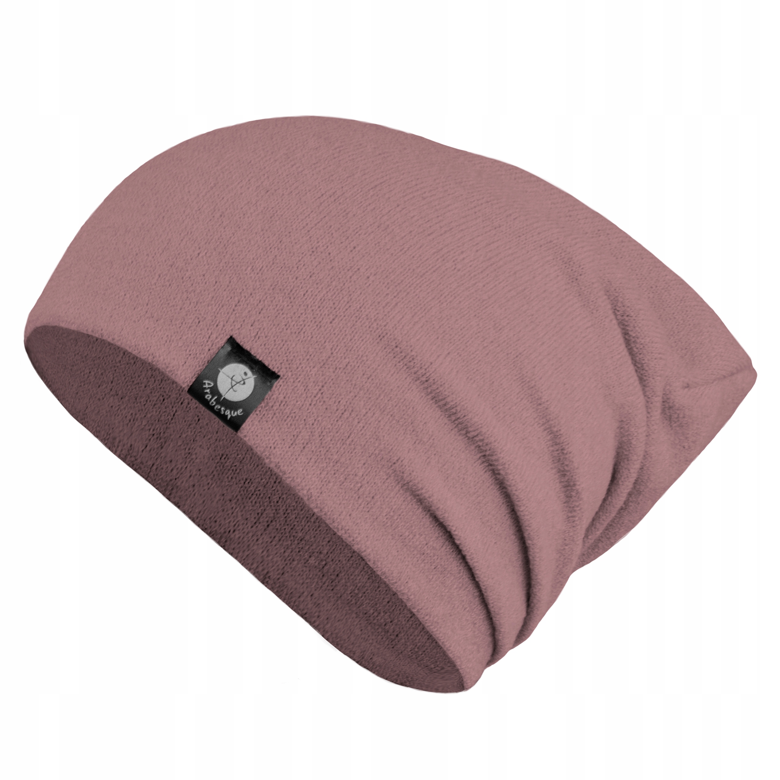 

Damska modna czapka beanie na zimę różowa r. S