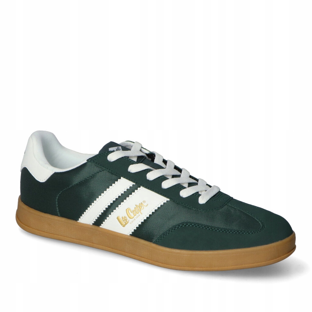 Pánské tenisky Lee Cooper Zelené/Bílé Textilní 43