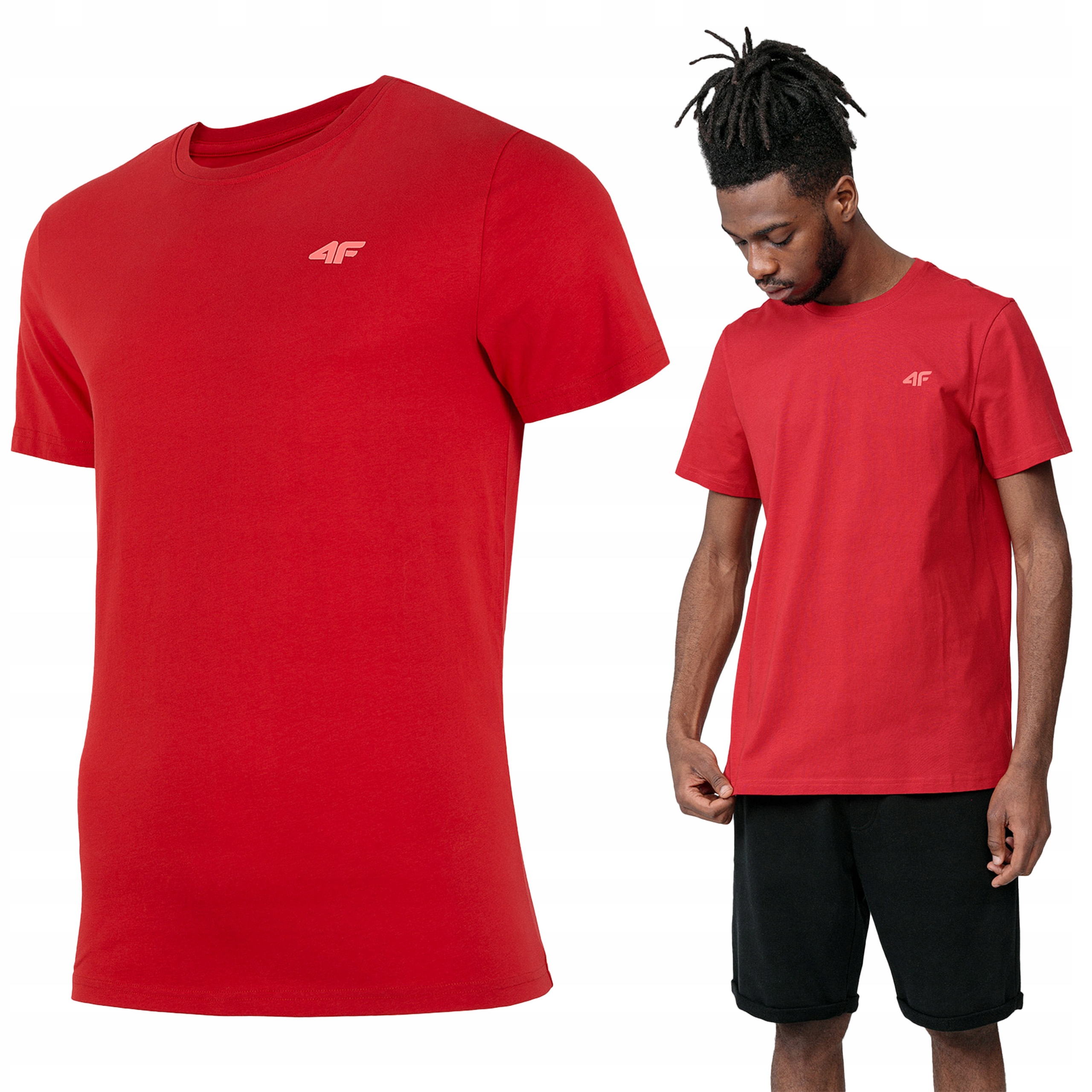 

Koszulka Męska 4F T-shirt Bawełniana Sportowa L